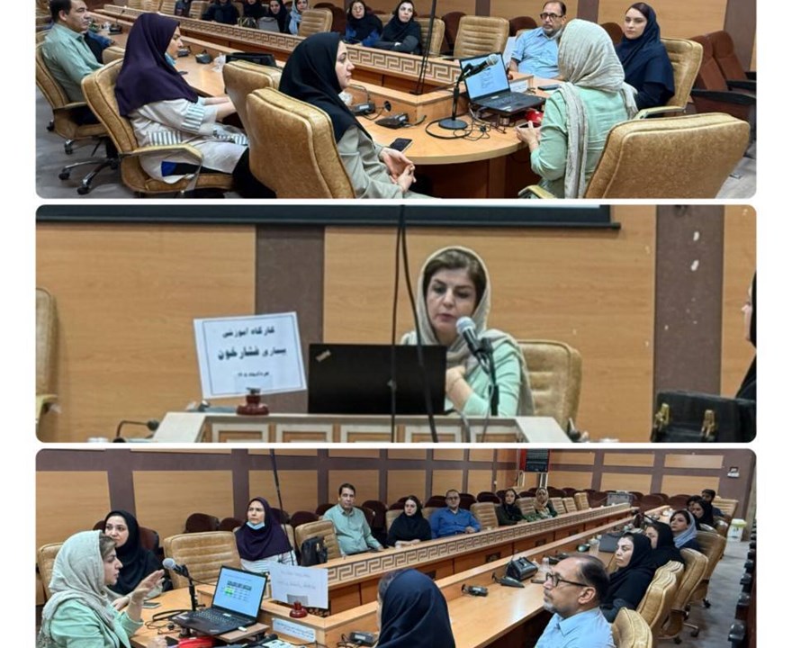 برگزاری کارگاه آموزشی بیماری فشار خون بالا