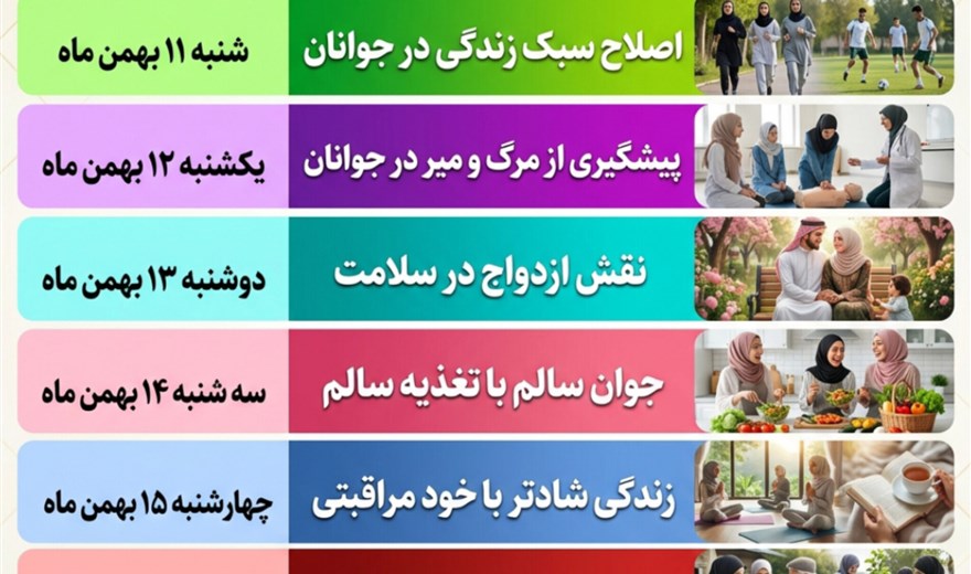 هفته جوان ۱۱ الی ۱۷ بهمن ١٤٠٤