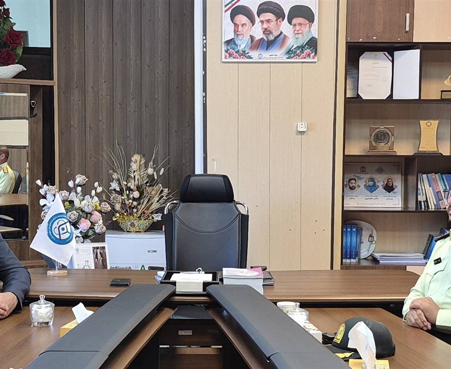 حضور فرمانده انتظامی شهرستان سیرجان در دانشکده علوم پزشکی سیرجان به مناسبت روز پزشک